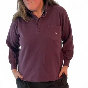 Ducks Unlimited Purple Long Sleeve Polo Shirt